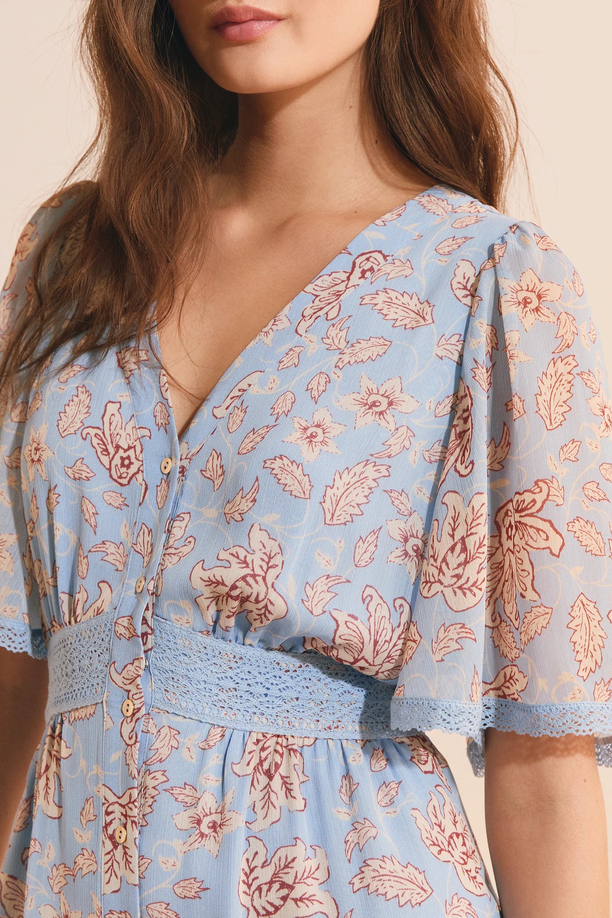 PRINT. BLUE GREEN