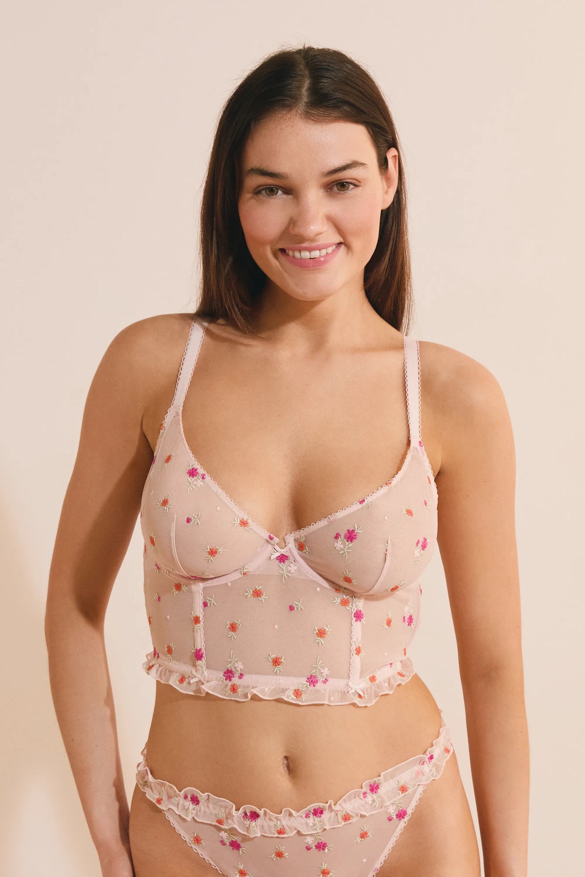 PRINT FOND PINK