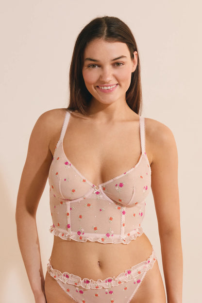 PRINT FOND PINK