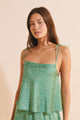 PRINT. GREEN BACKGR
