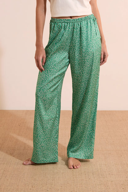 PRINT. GREEN BACKGR
