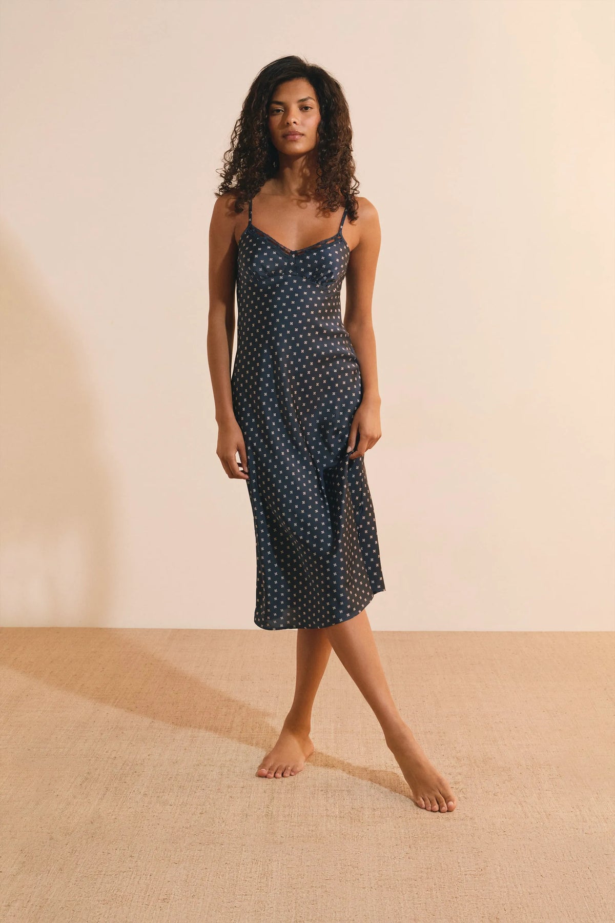 PRINT. NAVY BACKGR
