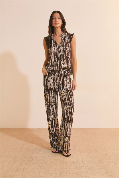 PRINT. BROWN BACKGR
