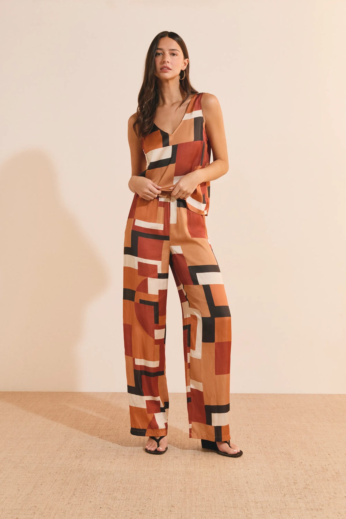 PRINT. BROWN BACKGR