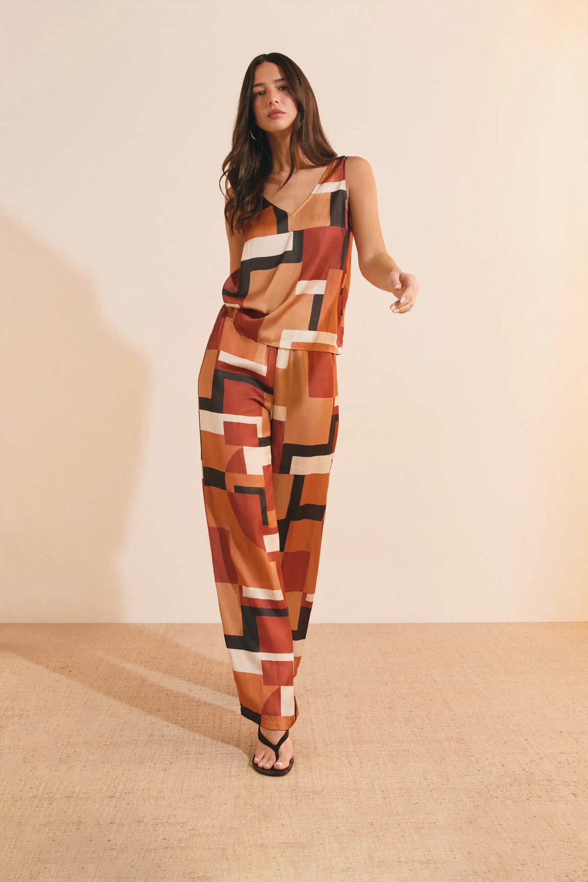 PRINT. BROWN BACKGR