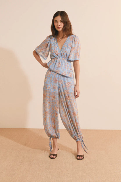 PRINT. BLUE GREEN