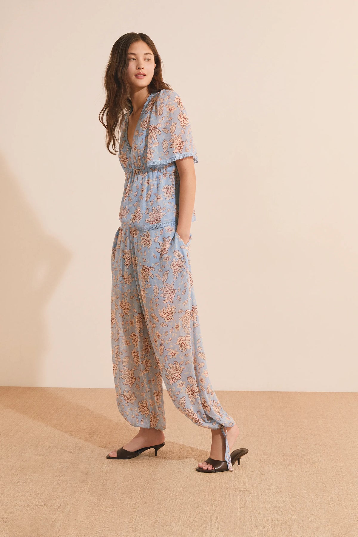 PRINT. BLUE GREEN