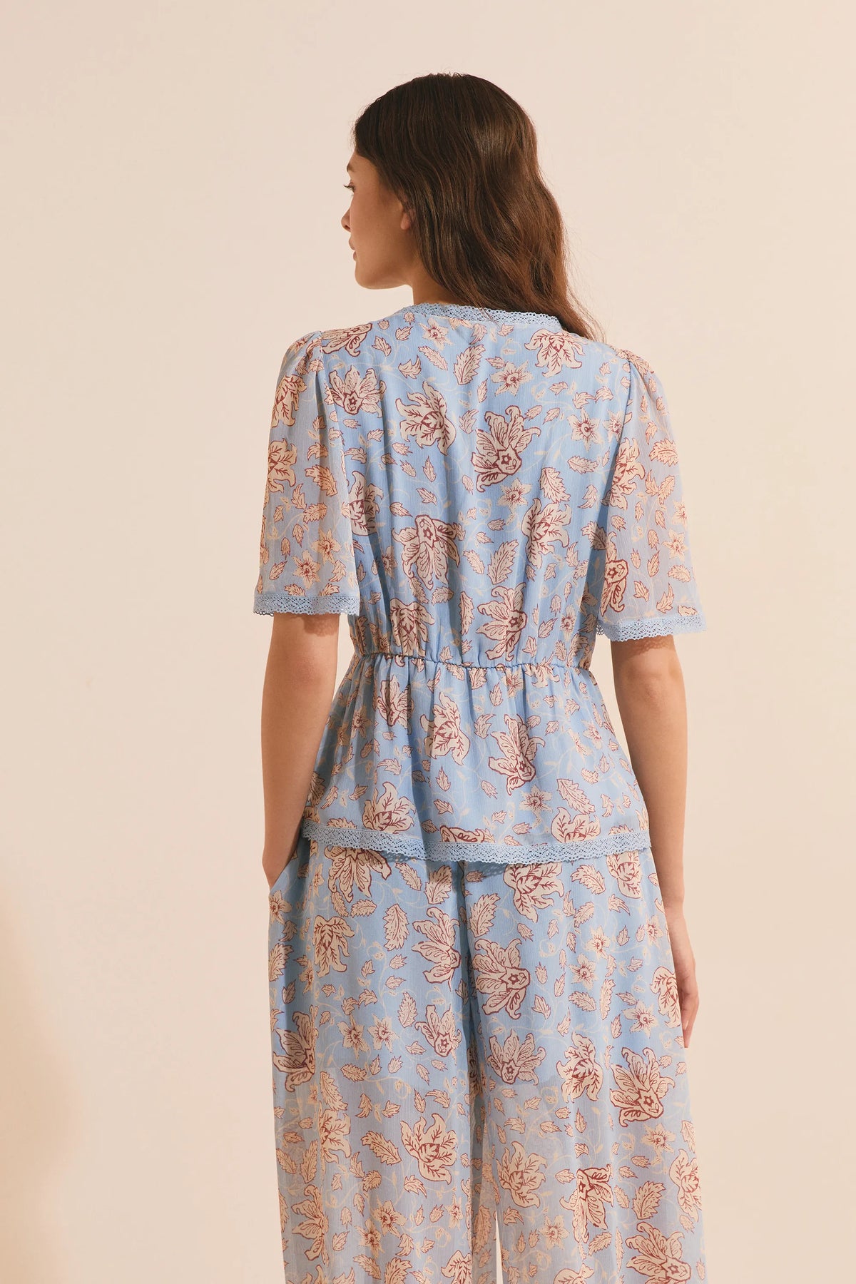PRINT. BLUE GREEN