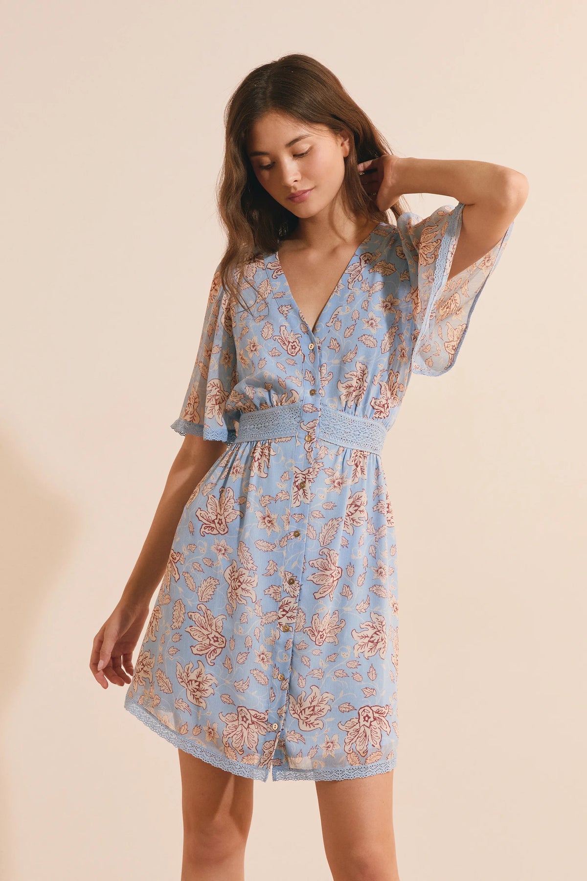 PRINT. BLUE GREEN