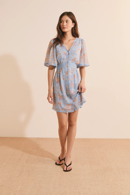 PRINT. BLUE GREEN