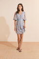 PRINT. BLUE GREEN