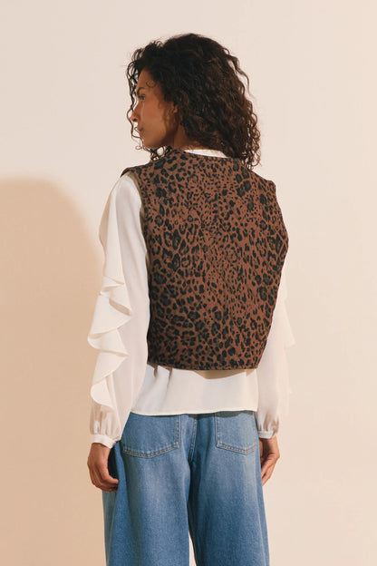 PRINT. BROWN BACKGR