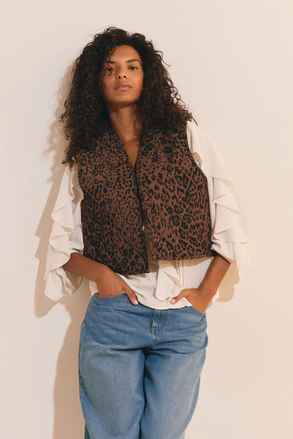 PRINT. BROWN BACKGR